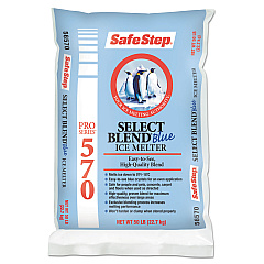 Safe Step Pro Select Blue Ice Melt, 50 lb Bag, 49/Pallet (746726)