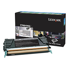 Lexmark C746H2KG Black Toner Cartridge