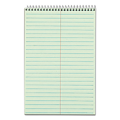 TOPS Gregg Steno Pads, Gregg Rule, 80 Green-Tint 6 x 9 Sheets (8021)