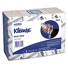 Kleenex Multi-Fold Paper Towels, 4 Pack Bundles, 9.2 x 9.4, White, 150/Pack, 16/Carton (88130)