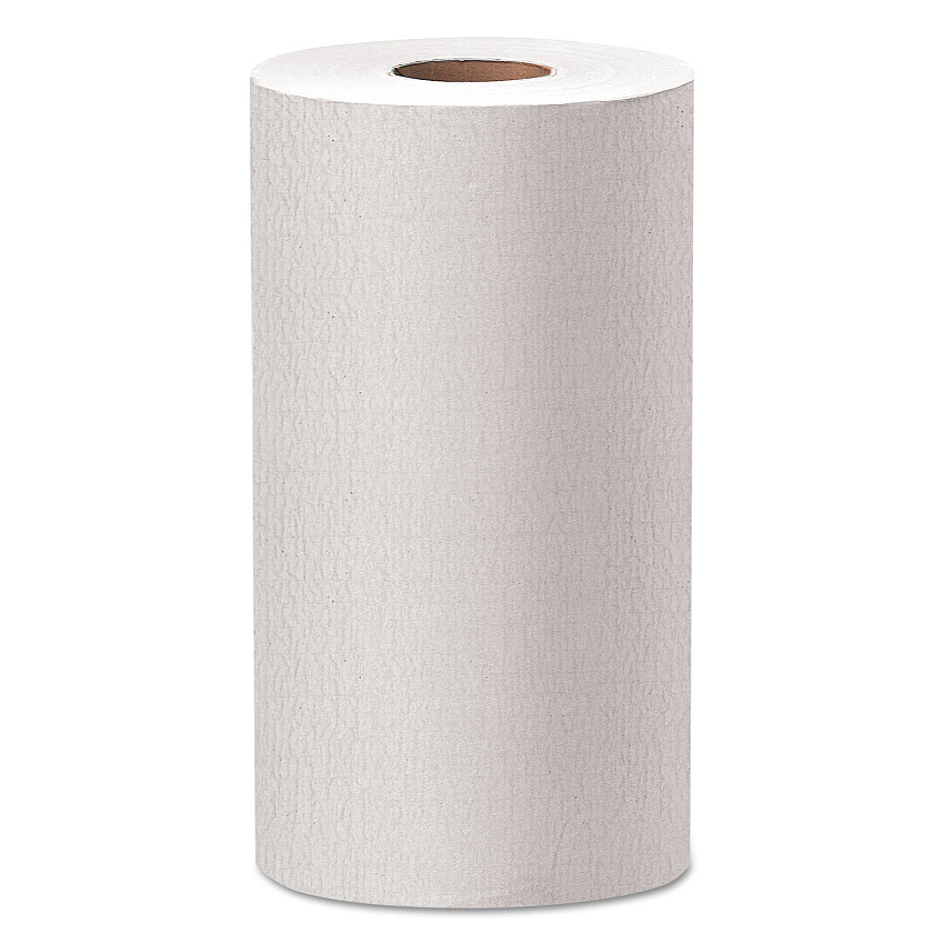 WypAll General Clean X60 Cloths, Small Roll, 9.8 x 13.4, White, 130/Roll, 12 Rolls/Carton (35401)