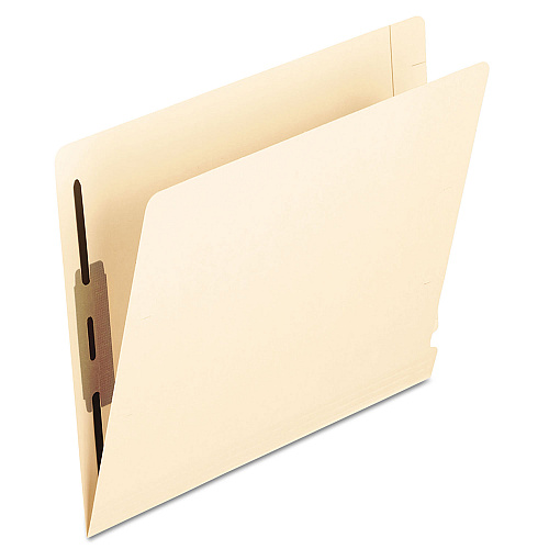 Pendaflex Manila Laminated End Tab Fastener Folders, 2 Fasteners, Letter Size, 14-pt Manila Exterior, 50/Box (13240)