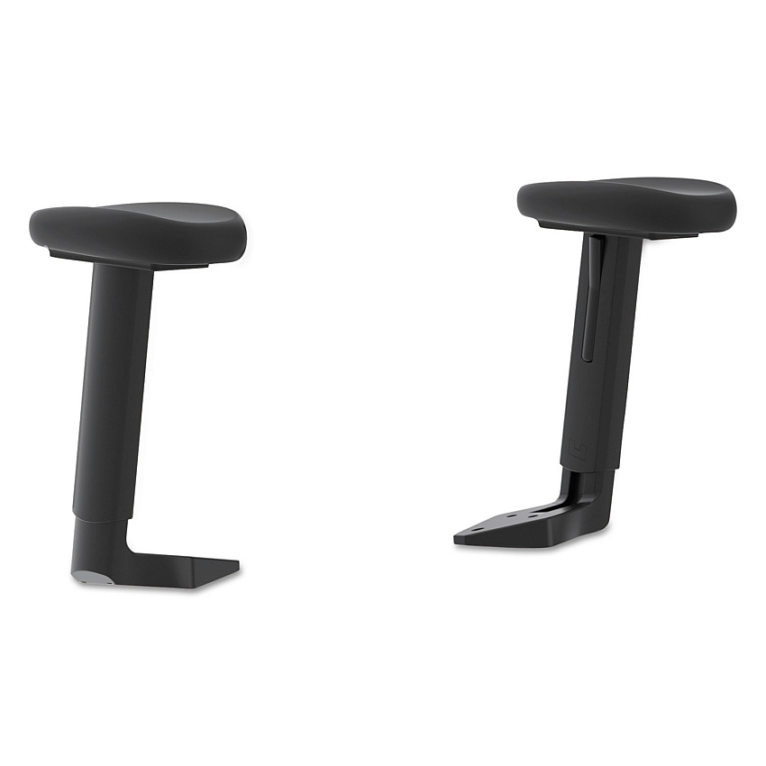 HON ValuTask Height-Adjustable Arm Kit, Steel, 4w x 10.25d x 11.88h, Black (VL995)