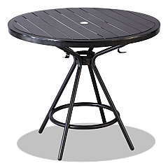 Safco CoGo Tables, Steel, Round, 36" Diameter x 29.5h, Black (4362BL)