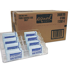 Equal Zero Calorie Sweetener, 0.035 oz Packet, 2000/Carton (827553)