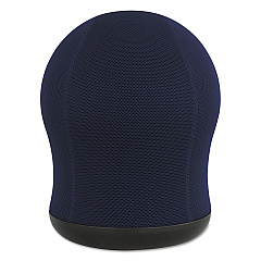 Safco Zenergy Swivel Ball Chair, Backless, Supports Up to 250 lb, Blue Seat, Black Base (4760BU)