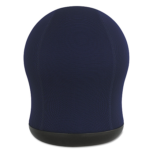 Safco Zenergy Swivel Ball Chair, Backless, Supports Up to 250 lb, Blue Seat, Black Base (4760BU)