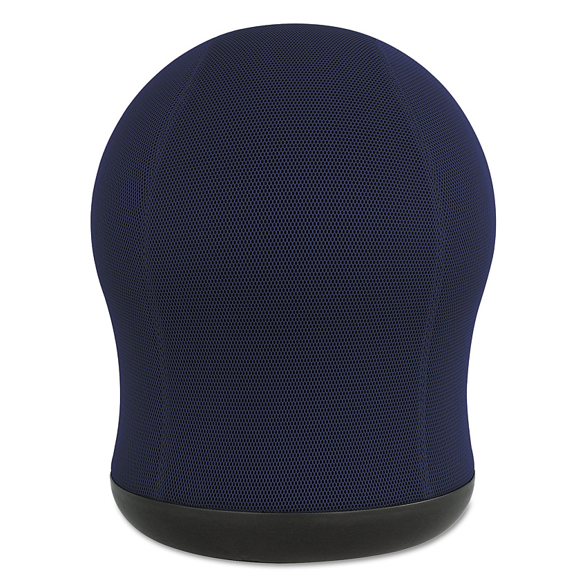 Safco Zenergy Swivel Ball Chair, Backless, Supports Up to 250 lb, Blue Seat, Black Base (4760BU)