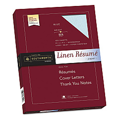 Southworth RD18BCFLN 100% Cotton Premium Weight Linen Resume Paper