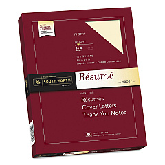 Southworth R14ICF 100% Cotton Resume Paper