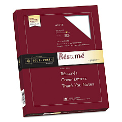 Southworth RD18CF 100% Cotton Resume Paper