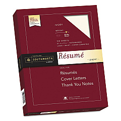 Southworth RD18ICF 100% Cotton Resume Paper