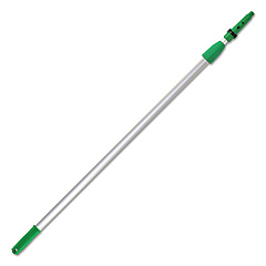 Unger Opti-Loc Extension Pole, 13 ft, Two Sections, Green/Silver (EZ400)