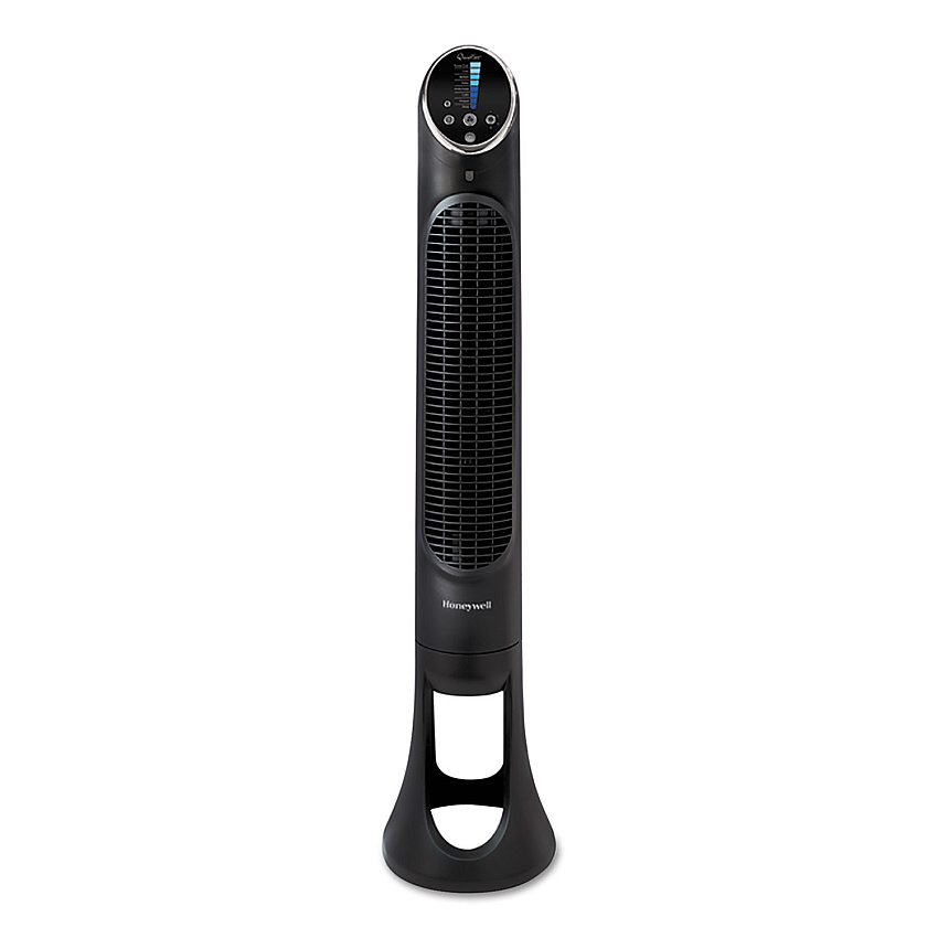 Honeywell QuietSet 8-Speed Whole-Room Tower Fan, 10W x 40H, Black (HYF290B)