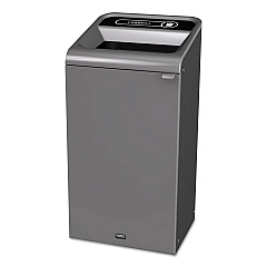 Rubbermaid Commercial Configure Indoor Recycling Waste Receptacle, 23 gal, Gray, Landfill (1961621)