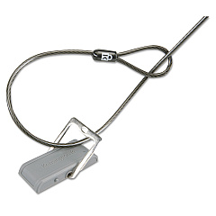 Kensington Desk Mount Cable Anchor, Gray/White (64613)