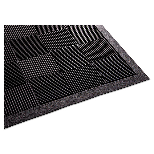 Guardian Parquet Wiper Scraper Mat, 24 x 36, Black (PARQUET2X3)