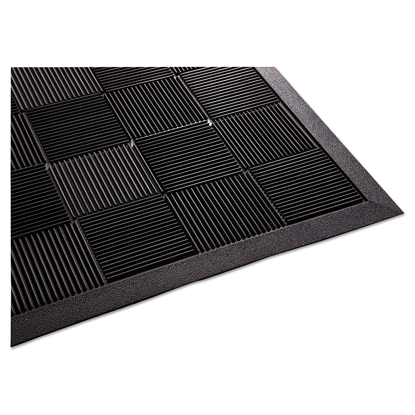 Guardian Parquet Wiper Scraper Mat, 24 x 36, Black (PARQUET2X3)