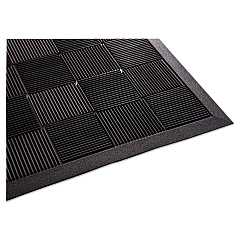 Guardian Parquet Wiper Scraper Mat, 36 x 60, Black (PARQUET3X5)