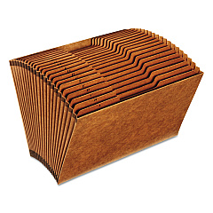 Pendaflex Heavy-Duty Open-Top Expanding Stadium File, 21 Sections, 1/3-Cut Tabs, Legal Size, Redrope (R219AHD)