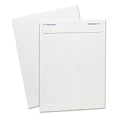 Ampad Gold Fibre Fastrip Release and Seal White Catalog Envelope, #10 1/2, Cheese Blade Flap, 9 x 12, White, 100/Box (73127)