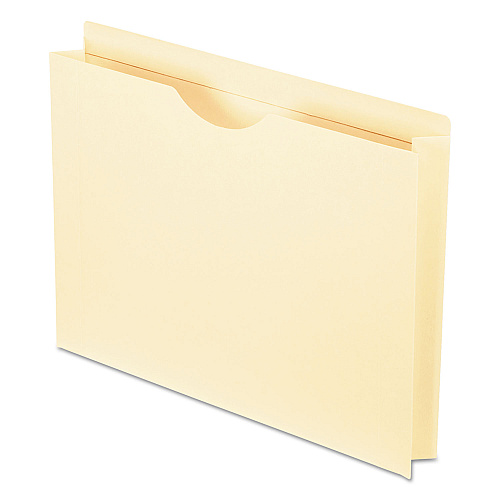 Pendaflex Smart Shield Reinforced File Jackets, Straight Tab, Letter Size, Manila, 50/Box (22025)