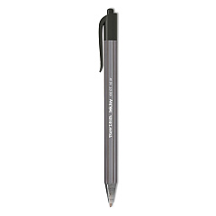 Paper Mate InkJoy 100 RT Ballpoint Pen, Retractable, Medium 1 mm, Black Ink, Black Barrel, 20/Pack (1951395)