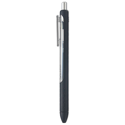 Paper Mate InkJoy Gel Pen, Retractable, Micro 0.5 mm, Black Ink, Black Barrel, Dozen (1951720)