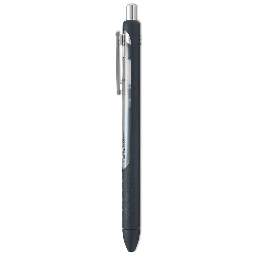 Paper Mate InkJoy Gel Pen, Retractable, Micro 0.5 mm, Black Ink, Black Barrel, Dozen (1951720)