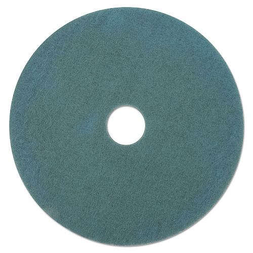 3M Ultra High-Speed Floor Burnishing Pads 3100, 27" Diameter, Aqua, 5/Carton (20264)