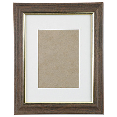 AbilityOne 7105014089957 SKILCRAFT Walnut Vinyl Frames, Certificate/Photo, 8.5 x 11, 12/Carton