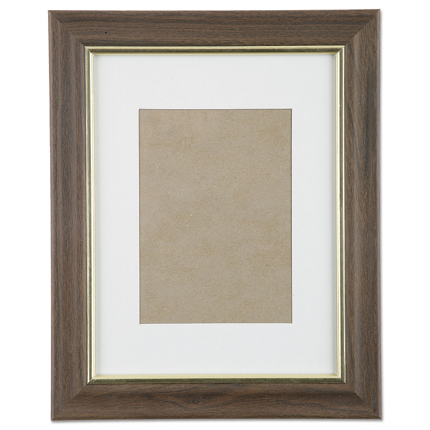 AbilityOne 7105014089957 SKILCRAFT Walnut Vinyl Frames, Certificate/Photo, 8.5 x 11, 12/Carton