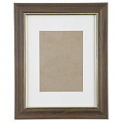 AbilityOne 7105000528698 SKILCRAFT Walnut Vinyl Frames, Certificate/Photo, 8 x 10, 12/Carton