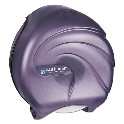 San Jamar Single JBT Tissue Dispenser, Oceans, 10 1/4 x 5 5/8 x 12, Black Pearl (R2090TBK)