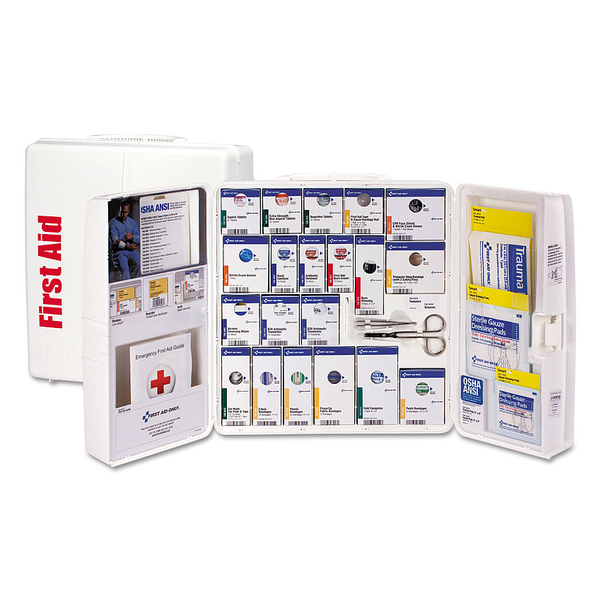 First Aid Only ANSI 2015 SmartCompliance General Business First Aid Station Class A+, 50 People, 241 Pieces (90608021)