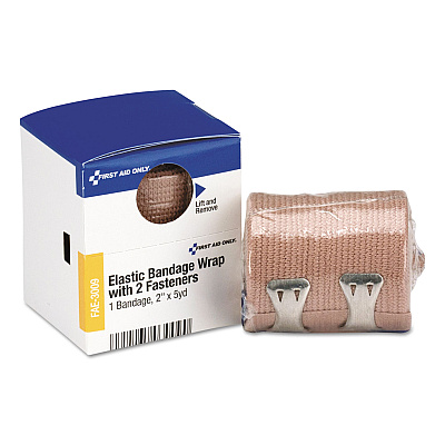 First Aid Only SmartCompliance Elastic Bandage Wrap, 2" x 5 yds, Latex-Free (FAE3009)