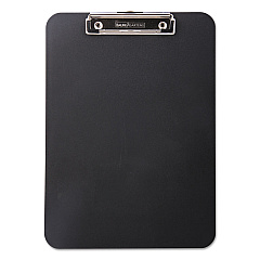 Mobile OPS Unbreakable Recycled Clipboard, 0.5" Clip Capacity, Holds 8.5 x 11 Sheets, Black (61624)