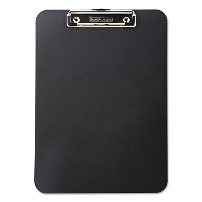 Mobile OPS Unbreakable Recycled Clipboard, 0.5" Clip Capacity, Holds 8.5 x 11 Sheets, Black (61624)
