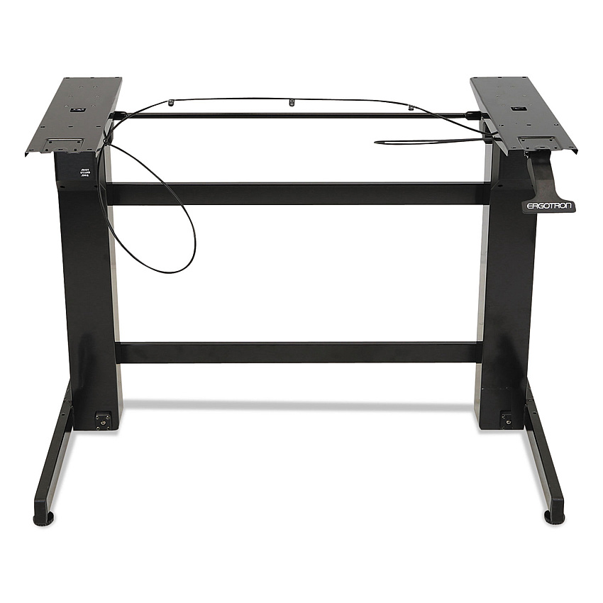 WorkFit by Ergotron WorkFit-B Sit-Stand Base, Up to 88 lb, 42" x 26" x 32" to 51.5", Black (24388009)