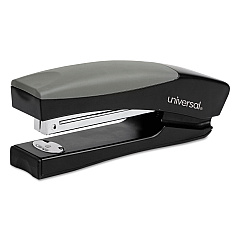 Universal Stand-Up Full Strip Stapler, 20-Sheet Capacity, Black/Gray (UNV43148)