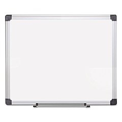 MasterVision Porcelain Value Dry Erase Board, 24 x 36, White, Aluminum Frame (CR0601170MV)