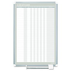 MasterVision In-Out Magnetic Dry Erase Board, 24x36, Silver Frame (GA02109830)