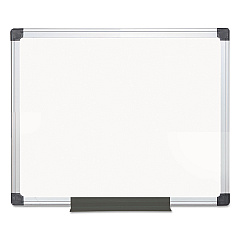 MasterVision Value Melamine Dry Erase Board, 24 x 36, White, Aluminum Frame (MA0312170MV)