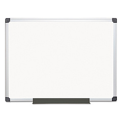 MasterVision Value Melamine Dry Erase Board, 36 x 48, White, Aluminum Frame (MA0512170MV)