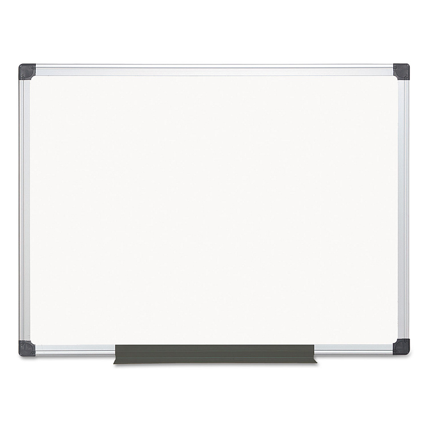 MasterVision Value Melamine Dry Erase Board, 36 x 48, White, Aluminum Frame (MA0512170MV)