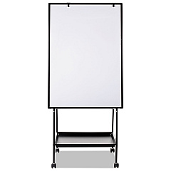 MasterVision Creation Station Dry Erase Board, 29 1/2 x 74 7/8, Black Frame (EA49125016)