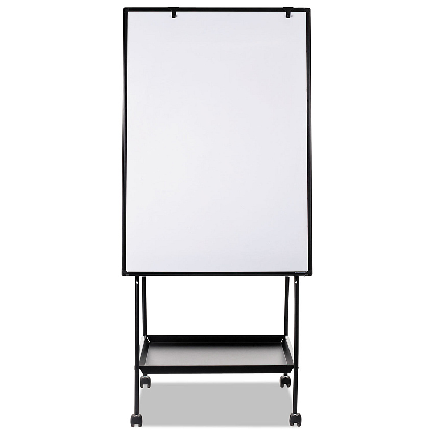 MasterVision Creation Station Dry Erase Board, 29 1/2 x 74 7/8, Black Frame (EA49125016)