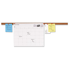 Universal Cork Bulletin Bar, Brown, 24 x 1 (UNV43424)
