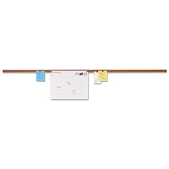 Universal Cork Bulletin Bar, Brown, 48 x 1 (UNV43448)