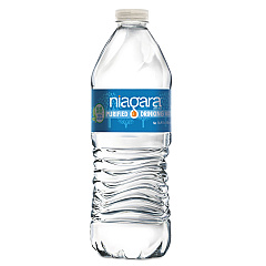 Niagara Bottling Purified Drinking Water, 16.9 oz Bottle, 24/Pack, 2016/Pallet (05L24PLT)